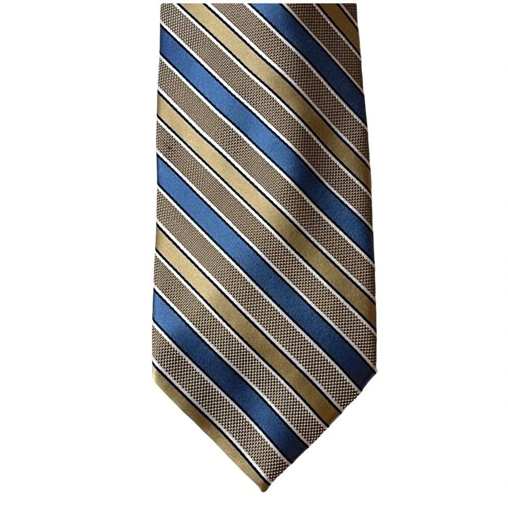 Stafford Wide Neck Tie Multicolor Diagonal Stripe‎ Classic Professional Business